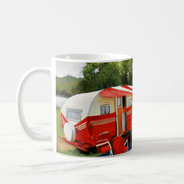 Retro Picnic Coffee Mug (Left)