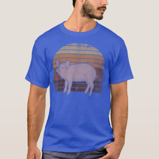 Retro Pig  T-Shirt