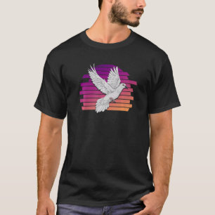Retro Pigeon Breeder Bird Dove Animal Pigeon T-Shirt