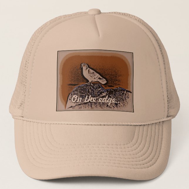 Retro Pigeon Trucker Hat (Front)