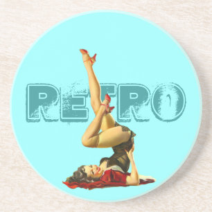 Retro Pin Up Coaster