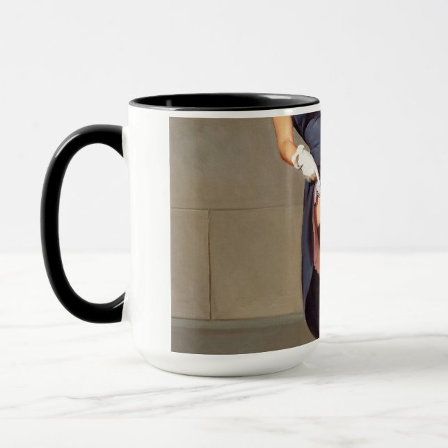 Retro Pin-Up Girl Mug (Left)