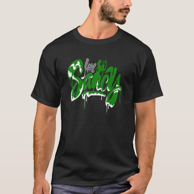 Retro Pine Green 3s Tee I'm So Saucy Streetwear 3  (Front)