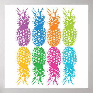 Retro Pineapple Print