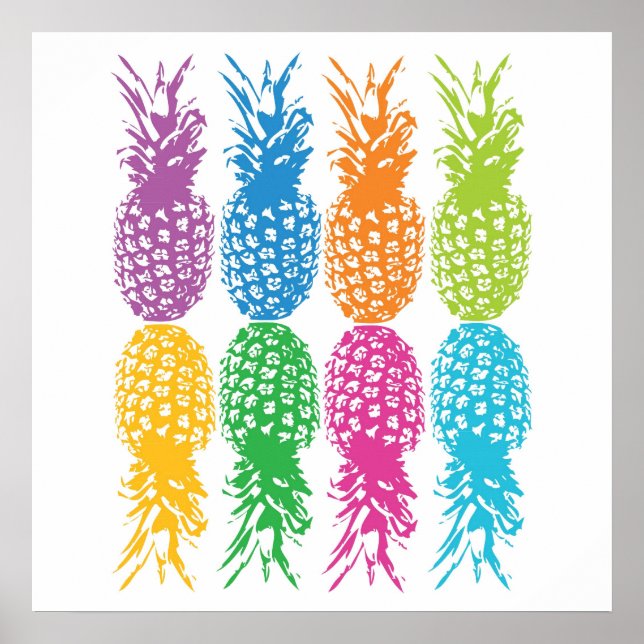 Retro Pineapple Print (Front)