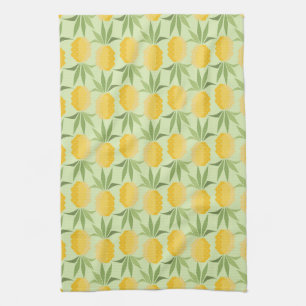 Retro Pineapples Kitchen Towel