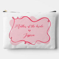 Retro pink and wavy mother of the bride gift