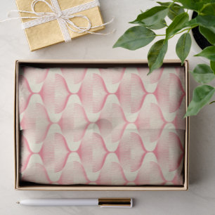 Retro Pink Christmas Bauble Decorations Tissue Paper