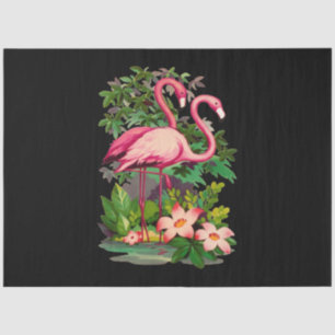 Retro Pink Flamingos Classic Tissue Paper