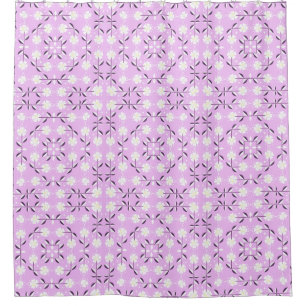 Retro, Pink floral pattern