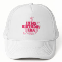 Retro Pink Groovy Disco Ball In My Era Birthday 