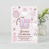 Retro Pink Halloween Girls Ghoul Gang Birthday