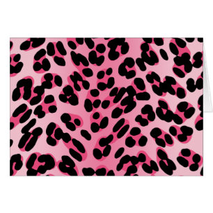 Retro Pink Leopard Print