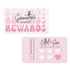 Retro Pink Logo Modern Lash Salon or Spa