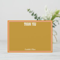 Retro Pink Orange Gold Groovy Baby Shower Custom