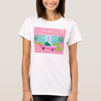 Retro Pink Palm Springs T-Shirt