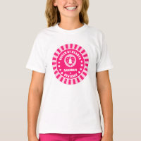 Retro Pink Queen Of Hearts Birthday
