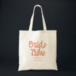 Retro Pink &Red Handwriting Bridesmaid Tote Bag<br><div class="desc">Retro Pink &Red Handwriting Bridesmaid Tote Bag</div>