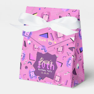 Retro Pink Tamagotchi Birthday Favour Box