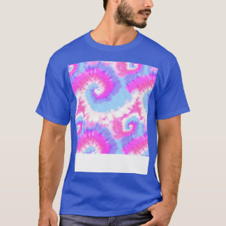 Retro Pink Tie Dyed T-Shirt