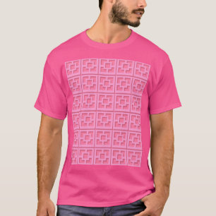 Retro Pink Trellis T-Shirt