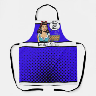 Retro Pinup_ Bless Your Heart Apron
