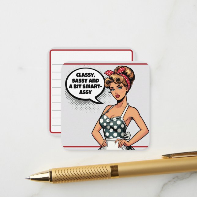 Retro Pinup_ Smart Assy Enclosure Card (Front/Back In Situ)