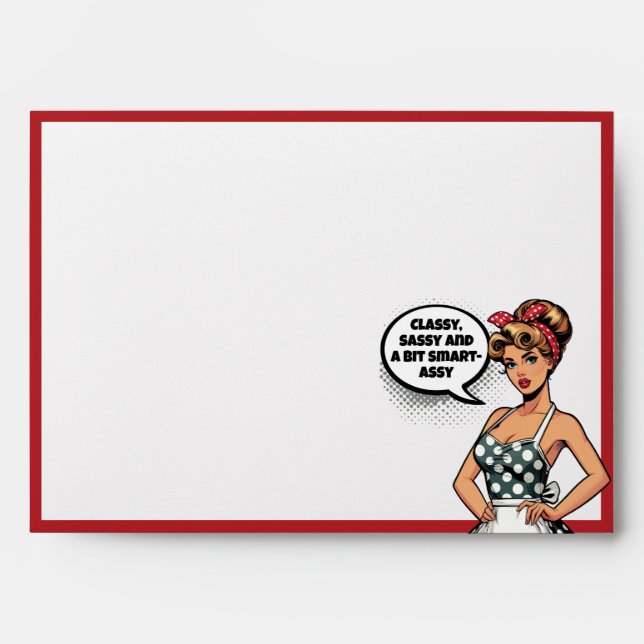Retro Pinup_ Smart Assy Envelope (Front)