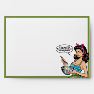 Retro Pinup_ With Kindness Envelope