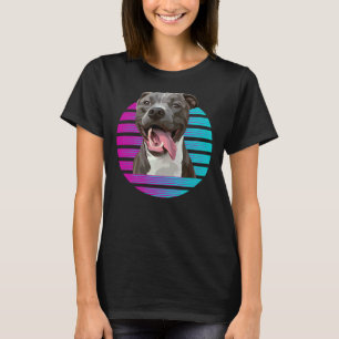 Retro Pitbull Pitbull Pit Bull Dog T-Shirt