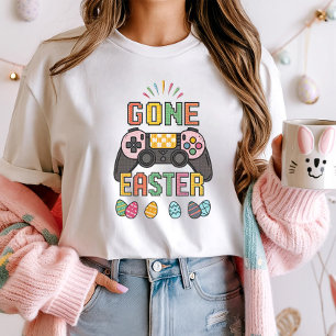 Retro Pixel Bunny Gaming; Cute Gone Easter Gamer  T-Shirt
