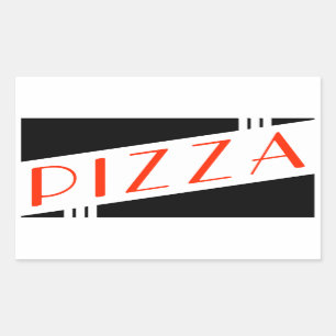 retro pizza sticker