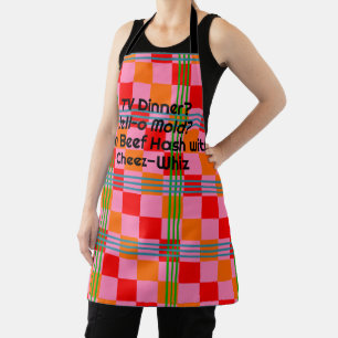 Retro Plaid Apron