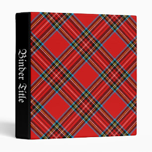 Retro Plaid Binder