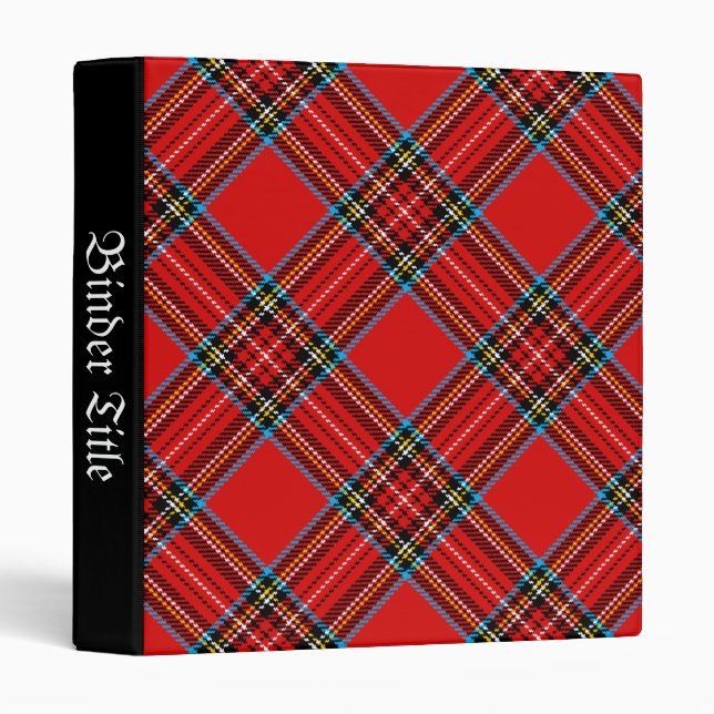 Retro Plaid Binder (Front/Spine)