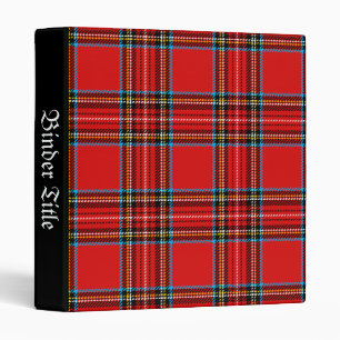 Retro Plaid Binder
