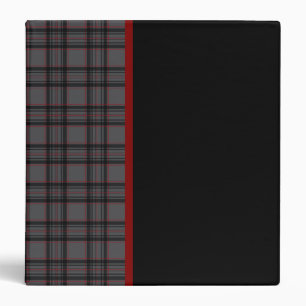 Retro Plaid Binder