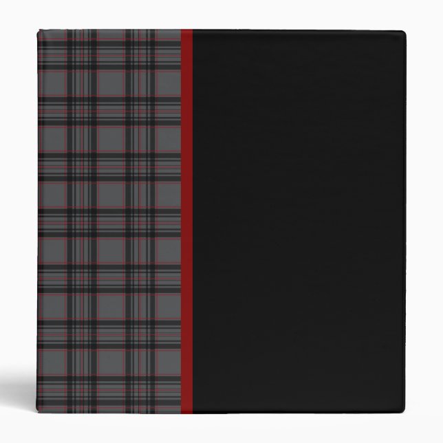 Retro Plaid Binder (Front)