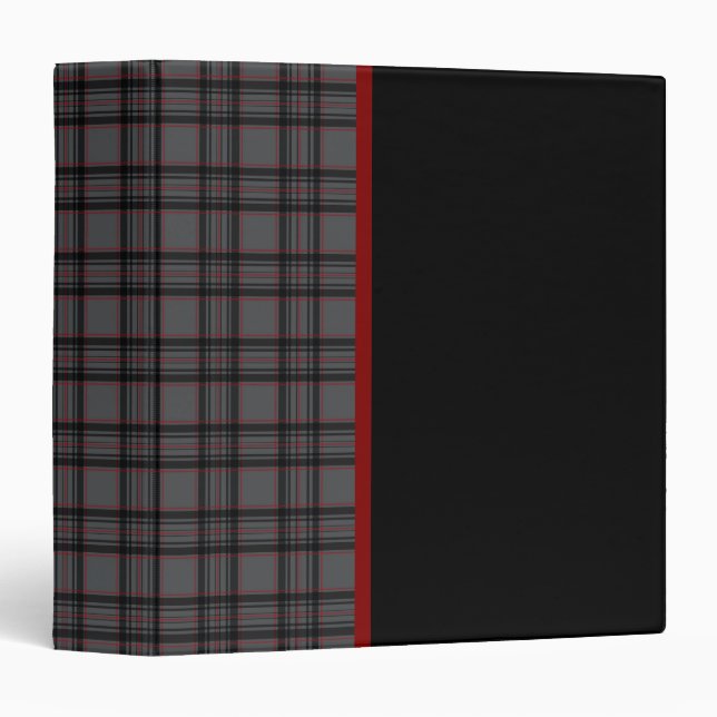Retro Plaid Binder (Front/Spine)