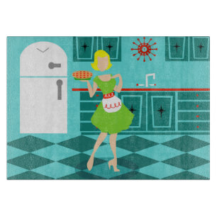 Rétro planche à découper de cuisine