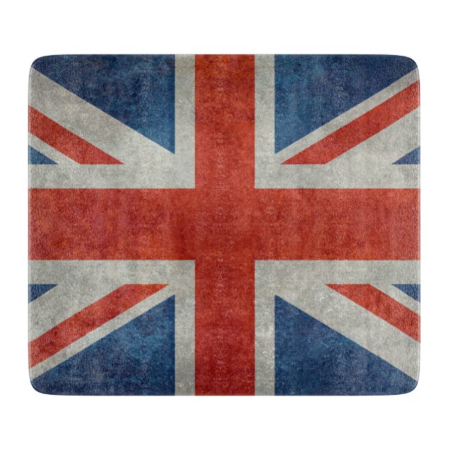 Rétro planche à découper de drapeau britannique (Devant)