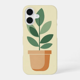Retro Plant Pot iPhone 16 Case