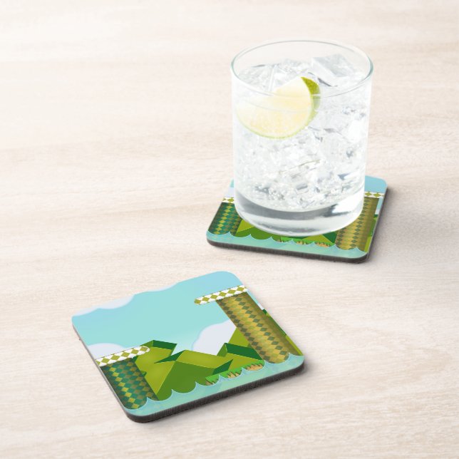 Retro Platform Game Coaster (Right Side)