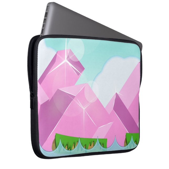 Retro Platform Game Laptop Sleeve (Front Right)