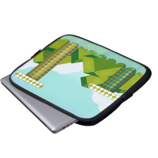 Retro Platform Game Laptop Sleeve