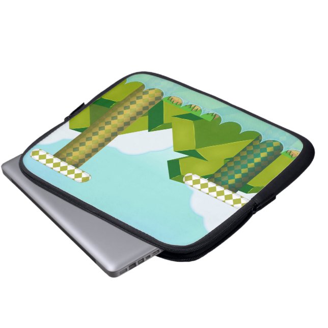 Retro Platform Game Laptop Sleeve (Front Bottom)