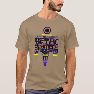 Retro Player Streamer Arcade Colors  T-shirt