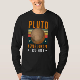 Retro Pluto Never Forget 1930 2006 T-Shirt
