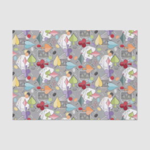 Retro Poker Tissue Paper