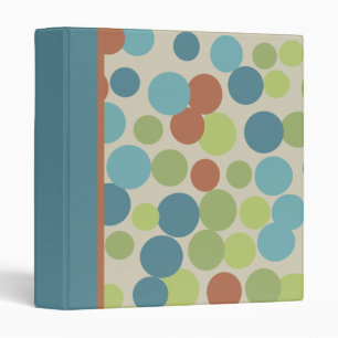 Retro Polka Dot  Binder